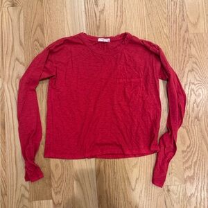 Rag & Bone XS Red Cotton Top